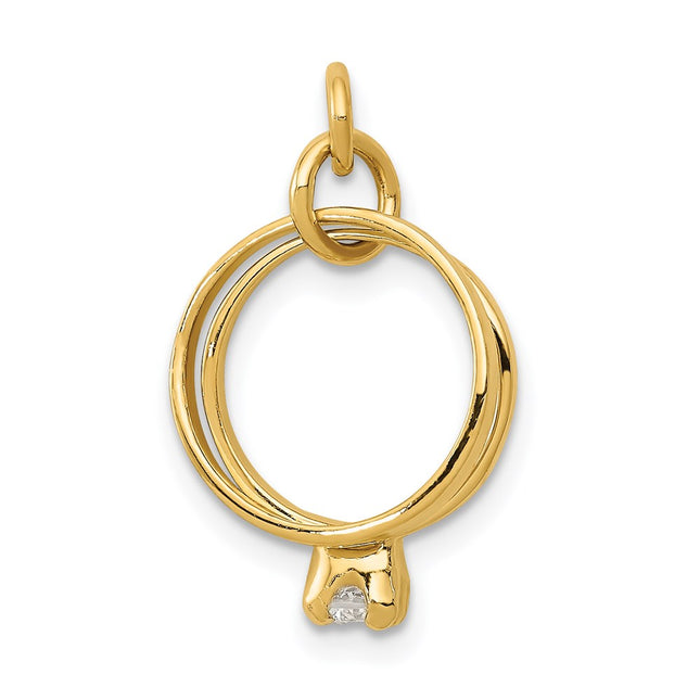 14k Yellow Gold Rings Style A1033 - Classique Jewelry Inc.
