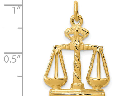 14k Scales Of Justice Charm (Style A1493)