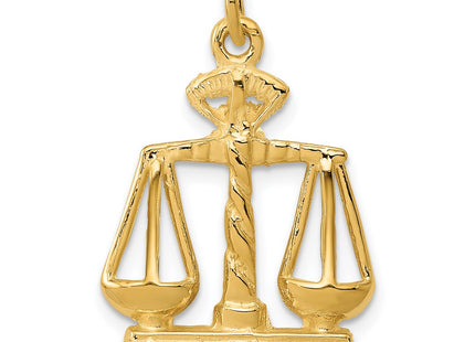 14k Scales Of Justice Charm (Style A1493)