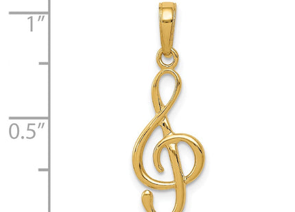 14K gold charm, further view