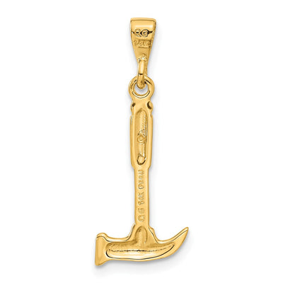 14K Hammer Charm