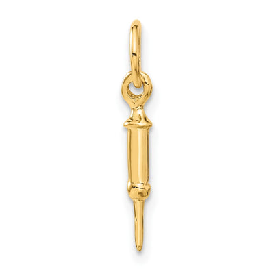 14K Doctors Syringe Charm