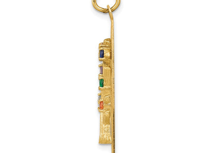 14k Yellow Gold Pendants Style A4133 - Classique Jewelry Inc.