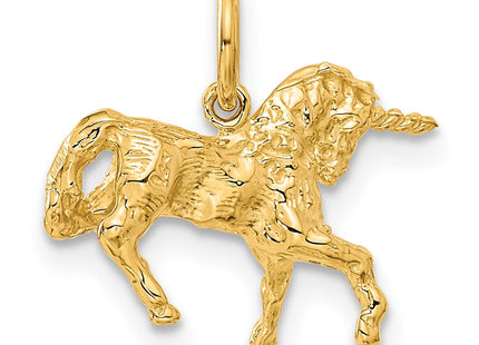14K gold charm, another view