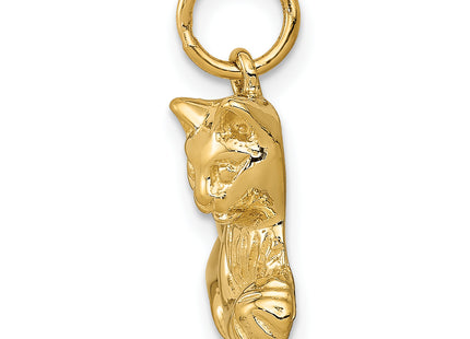 14k Cat Charm