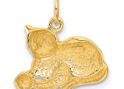 14k Cat Charm
