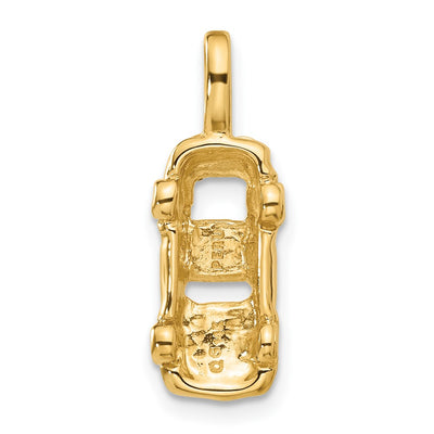 14K 3D Sports Car Charm