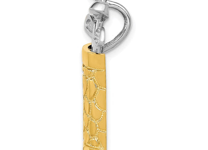 14k Two-tone Pendants Style A9477 - Classique Jewelry Inc.