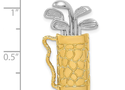 14k Two-tone Pendants Style A9477 - Classique Jewelry Inc.