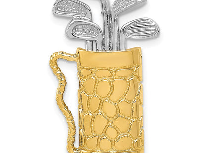 14k Two-tone Pendants Style A9477 - Classique Jewelry Inc.