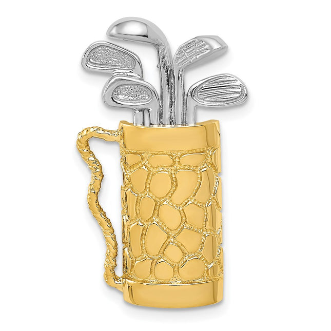 14k Two-tone Pendants Style A9477 - Classique Jewelry Inc.