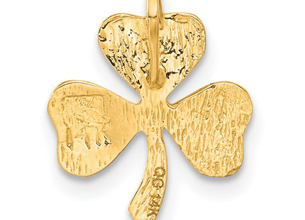 14K gold shamrock chain, another view