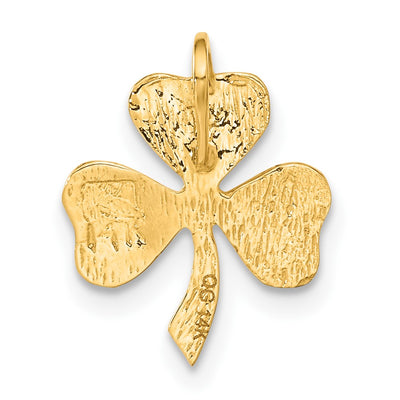 14K Shamrock Chain Slide, 18 x 12mm