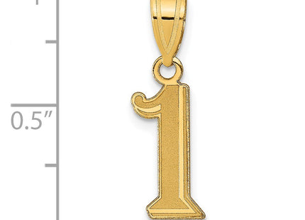 14k Yellow Gold Pendants Style AEN01 - Classique Jewelry Inc.
