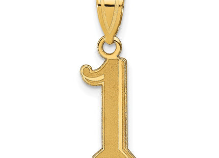 14k Yellow Gold Pendants Style AEN01 - Classique Jewelry Inc.