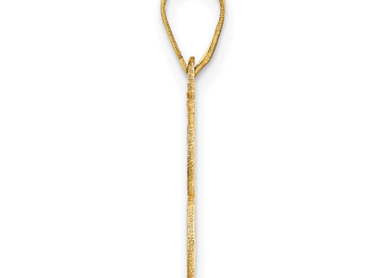 14k Yellow Gold Pendants Style AEN03 - Classique Jewelry Inc.