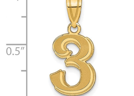 14k Yellow Gold Pendants Style AEN03 - Classique Jewelry Inc.