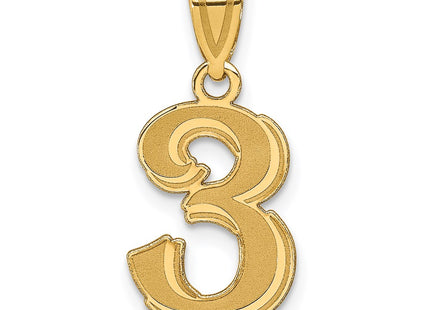 14k Yellow Gold Pendants Style AEN03 - Classique Jewelry Inc.