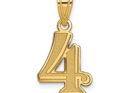 14k Yellow Gold Pendants Style AEN04 - Classique Jewelry Inc.