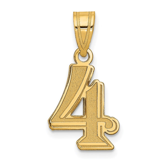 14k Yellow Gold Pendants Style AEN04 - Classique Jewelry Inc.
