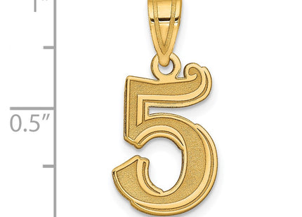 14k Yellow Gold Pendants Style AEN05 - Classique Jewelry Inc.