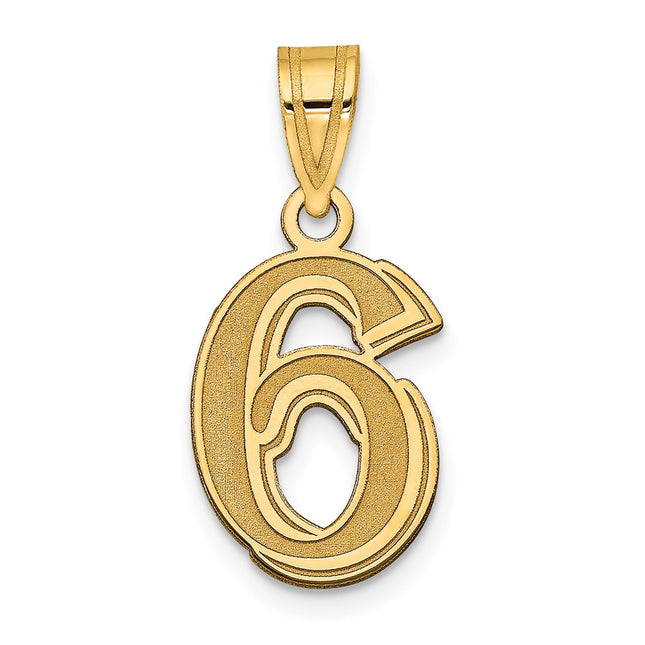 14k Yellow Gold Pendants Style AEN06 - Classique Jewelry Inc.