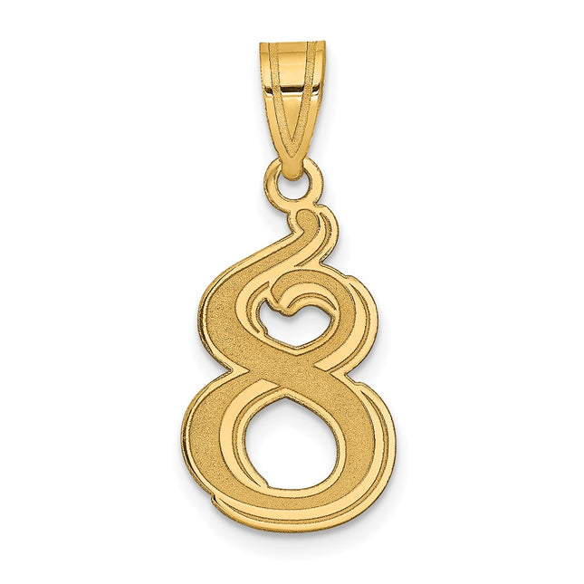 14k Yellow Gold Pendants Style AEN08 - Classique Jewelry Inc.