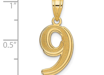 14k Yellow Gold Pendants Style AEN09 - Classique Jewelry Inc.