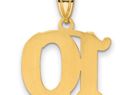 14k Yellow Gold Pendants Style AEN10 - Classique Jewelry Inc.