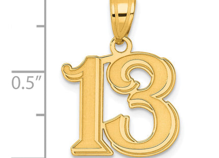 14k Yellow Gold Pendants Style AEN13 - Classique Jewelry Inc.