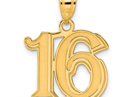 14k Yellow Gold Pendants Style AEN16 - Classique Jewelry Inc.