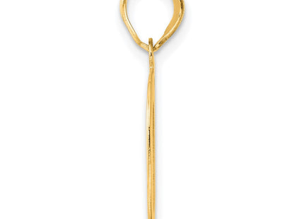 14k Yellow Gold Pendants Style AEN20 - Classique Jewelry Inc.