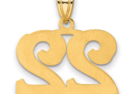 14k Yellow Gold Pendants Style AEN22 - Classique Jewelry Inc.
