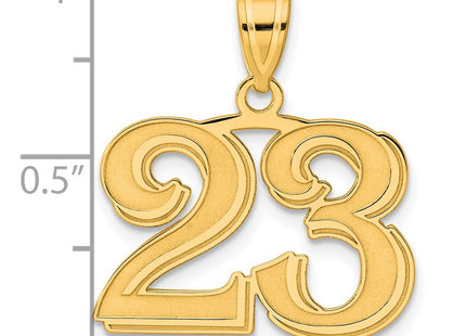 14k Yellow Gold Pendants Style AEN23 - Classique Jewelry Inc.