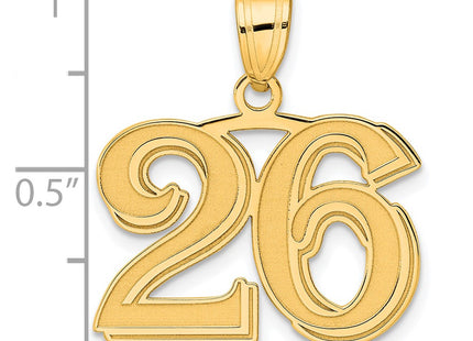 14k Yellow Gold Pendants Style AEN26 - Classique Jewelry Inc.