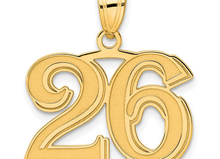 14k Yellow Gold Pendants Style AEN26 - Classique Jewelry Inc.