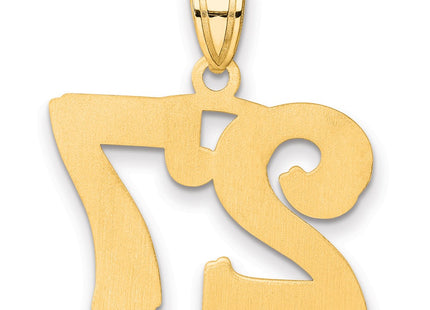 14k Yellow Gold Pendants Style AEN27 - Classique Jewelry Inc.
