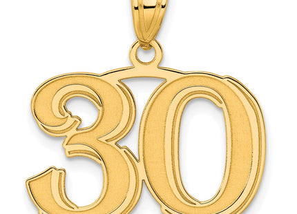 14k Yellow Gold Pendants Style AEN30 - Classique Jewelry Inc.