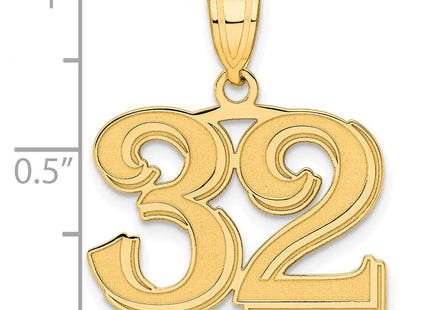 14k Yellow Gold Pendants Style AEN32 - Classique Jewelry Inc.