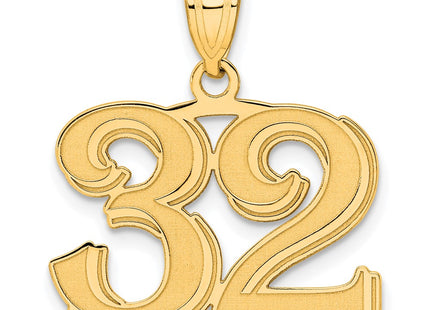 14k Yellow Gold Pendants Style AEN32 - Classique Jewelry Inc.