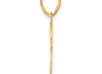 14k Yellow Gold Pendants Style AEN33 - Classique Jewelry Inc.