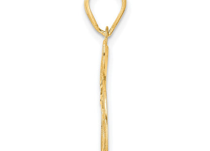 14k Yellow Gold Pendants Style AEN35 - Classique Jewelry Inc.