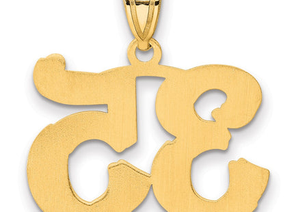 14k Yellow Gold Pendants Style AEN35 - Classique Jewelry Inc.