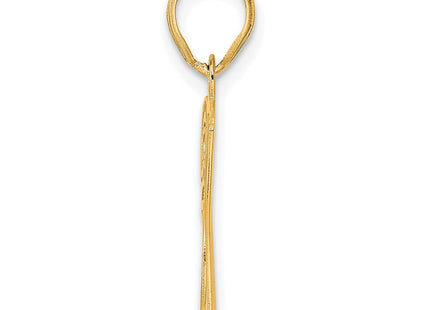 14k Yellow Gold Pendants Style AEN37 - Classique Jewelry Inc.