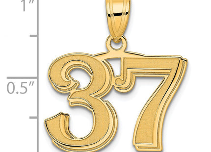 14k Yellow Gold Pendants Style AEN37 - Classique Jewelry Inc.