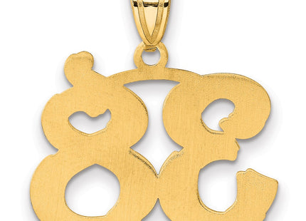 14k Yellow Gold Pendants Style AEN38 - Classique Jewelry Inc.