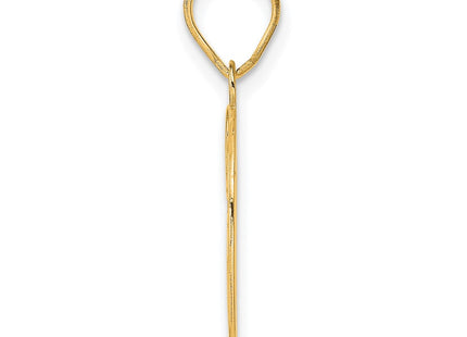 14k Yellow Gold Pendants Style AEN39 - Classique Jewelry Inc.