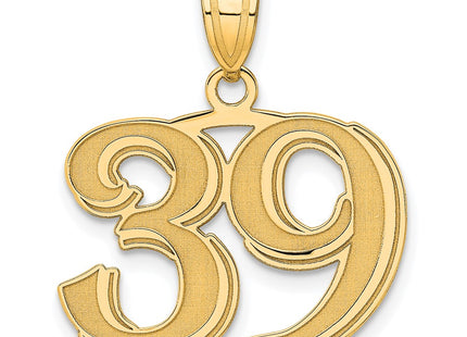 14k Yellow Gold Pendants Style AEN39 - Classique Jewelry Inc.