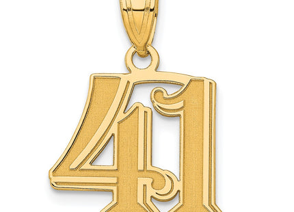 14k Yellow Gold Pendants Style AEN41 - Classique Jewelry Inc.