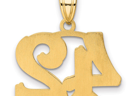 14k Yellow Gold Pendants Style AEN42 - Classique Jewelry Inc.